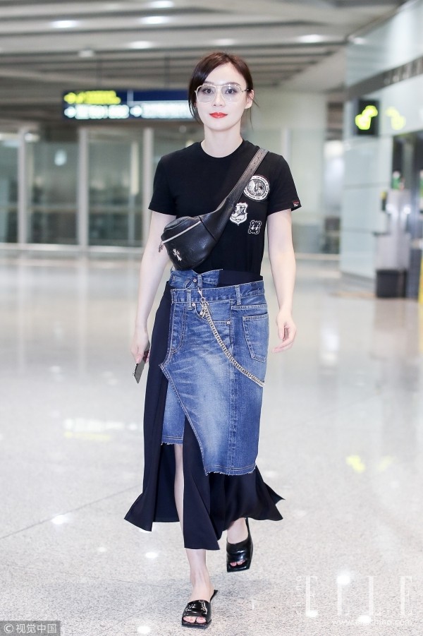 宋茜、杨幂解暑秘诀“短袖+裙”,简洁清爽的小美好